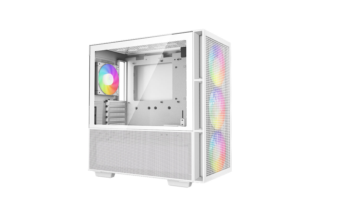 CARCASA DeepCool "CH560 WH" Middle Tower ATX, USB3.0xxxx2, Audioxxxx1, alb, "R-CH560-WHAPE4-G-1"