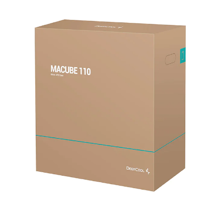 CARCASA DEEPCOOL MACUBE 110, Micro ATX, fara sursa, sticla securizata, 1 x fan, USB 3.0 x 2, Jack 3.5mm, mesh, "R-MACUBE110-BKNGM1N-G-1"