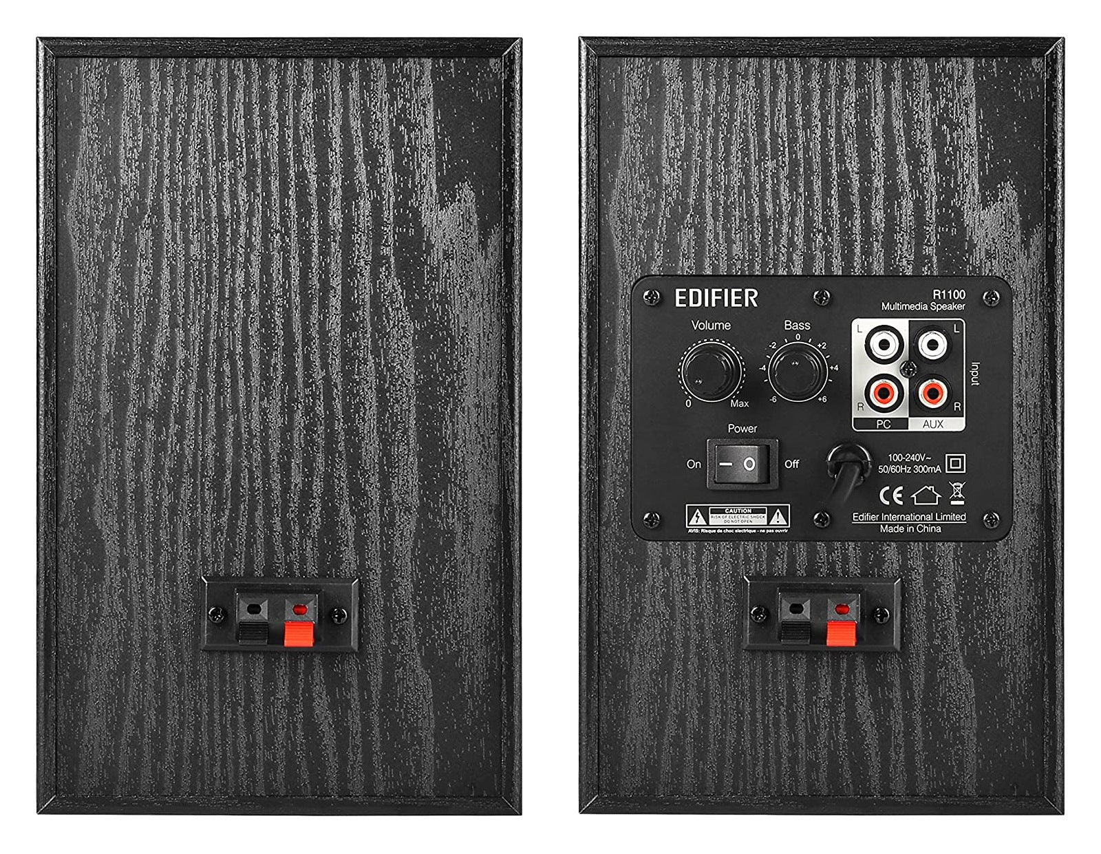 BOXE EDIFIER 2.0, RMS: 42W (2 x 21W), volum, bass, black, "R1100-BK"