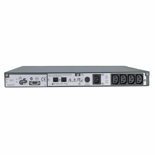 UPS APC, "Smart-UPS", Line Int. cu management, tower, rack, 450VA/280W, AVR, IEC x 4, 1 x baterie RBC18, display LCD, back-up 11 - 20 min., "SC450RMI1U"