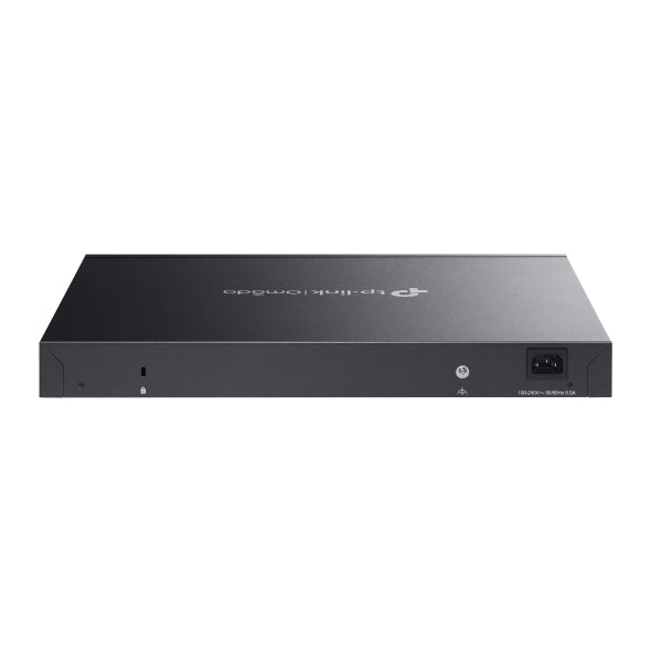 Switch Managed L3 TP-Link, 24-Port Gigabit Lite L3 Managed PoE++ si 4× 10G Slots, buget maxim PoE 500 W, metalic "SG5428XMPP"