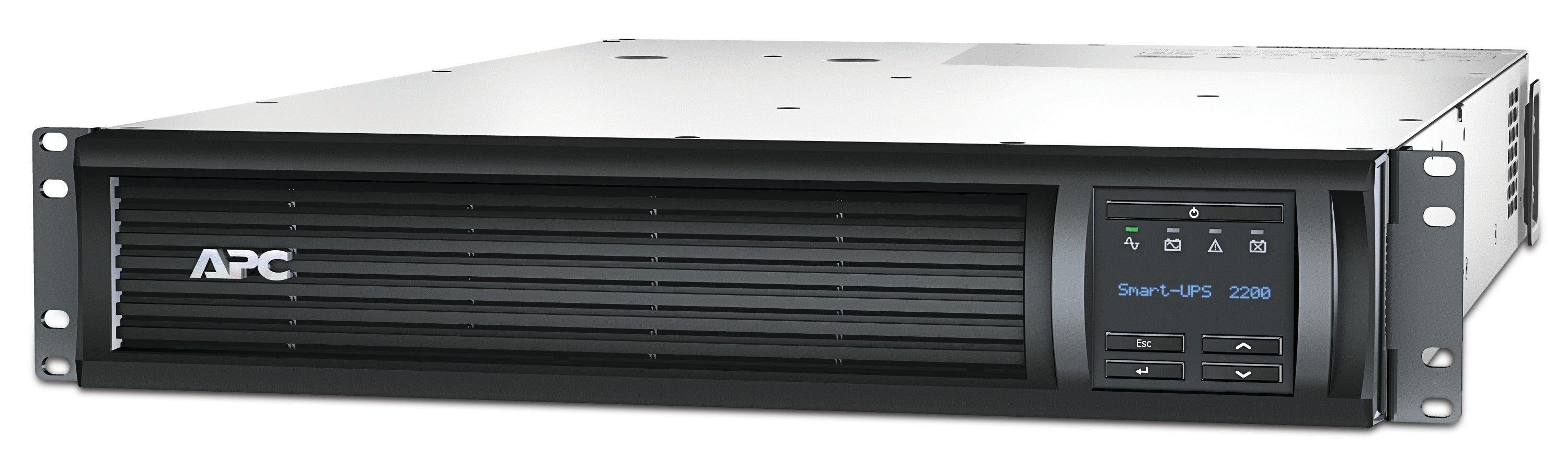 UPS APC,"Smart-UPS SMT",Line Int. sin pura mgmt,rack,2200VA / 1980W,AVR,IECx8,1xRBC43,LCD,11-20 min.,"SMT2200RMI2UNC",prelungire garantie(WBEXTWAR1YR--04/WBEXTWAR3YR-- 04)