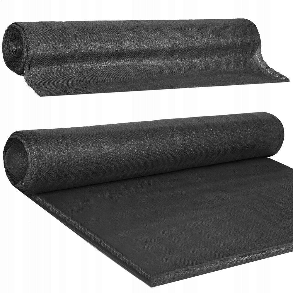 Plasa umbrire si intimitate pentru gard, 1.2m latime, 25m lungime, 140g densitate 90%, gri grafit