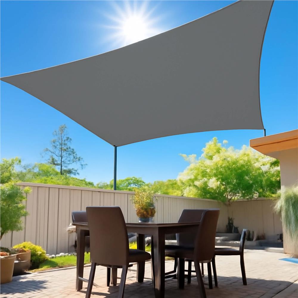 Prelata umbrire 4x4 m pentru terasa sau balcon, impermeabila, protectie UV, gri