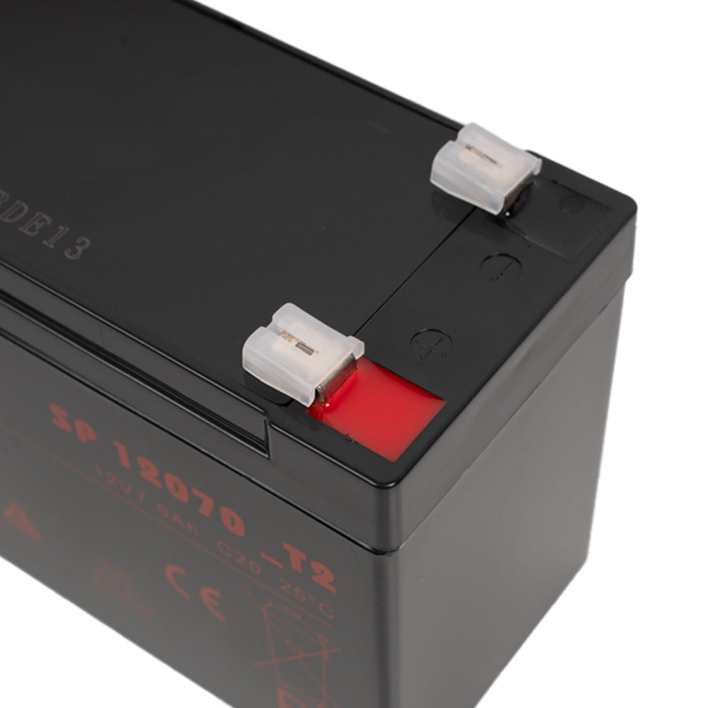 ACUMULATOR UPS SPACER 12V / 7Ah, dimensiuni: 151x66x96mm, inaltime+terminal: 102mm, terminal F2(T2), "SP-BAT-12V7AH"