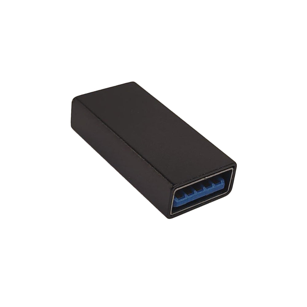 ADAPTOR Spacer pt. smartphone, de la USB 2.0 (Mama) la Type-C (Mama), negru, "SPAD-USBF-TYPECF-01"
