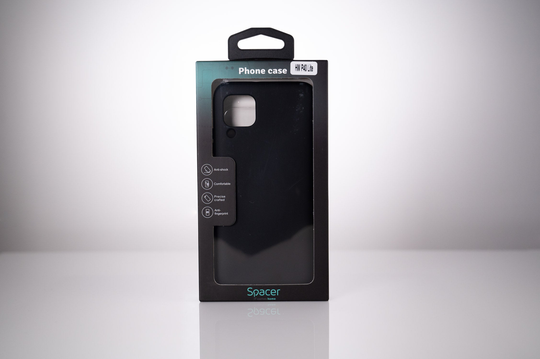 Husa Huawei telefon P 40 Lite, negru, tip back cover, material flexibil TPU, "SPPC-HU-P-40L-TPU"