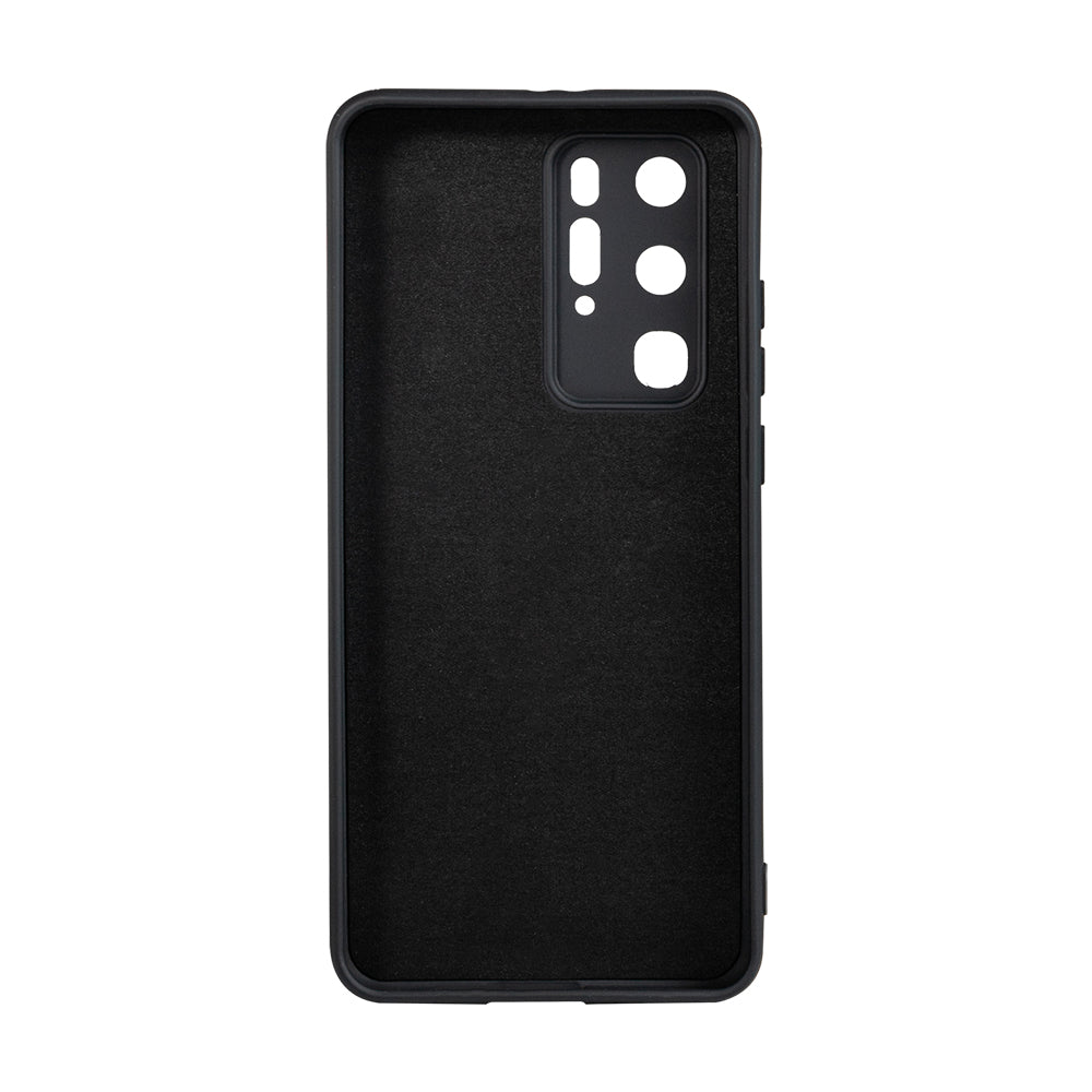 Husa Huawei telefon P 40 Pro, negru, tip back cover, material flexibil silicon + interior cu microfibra, "SPPC-HU-P-40P-SLK"