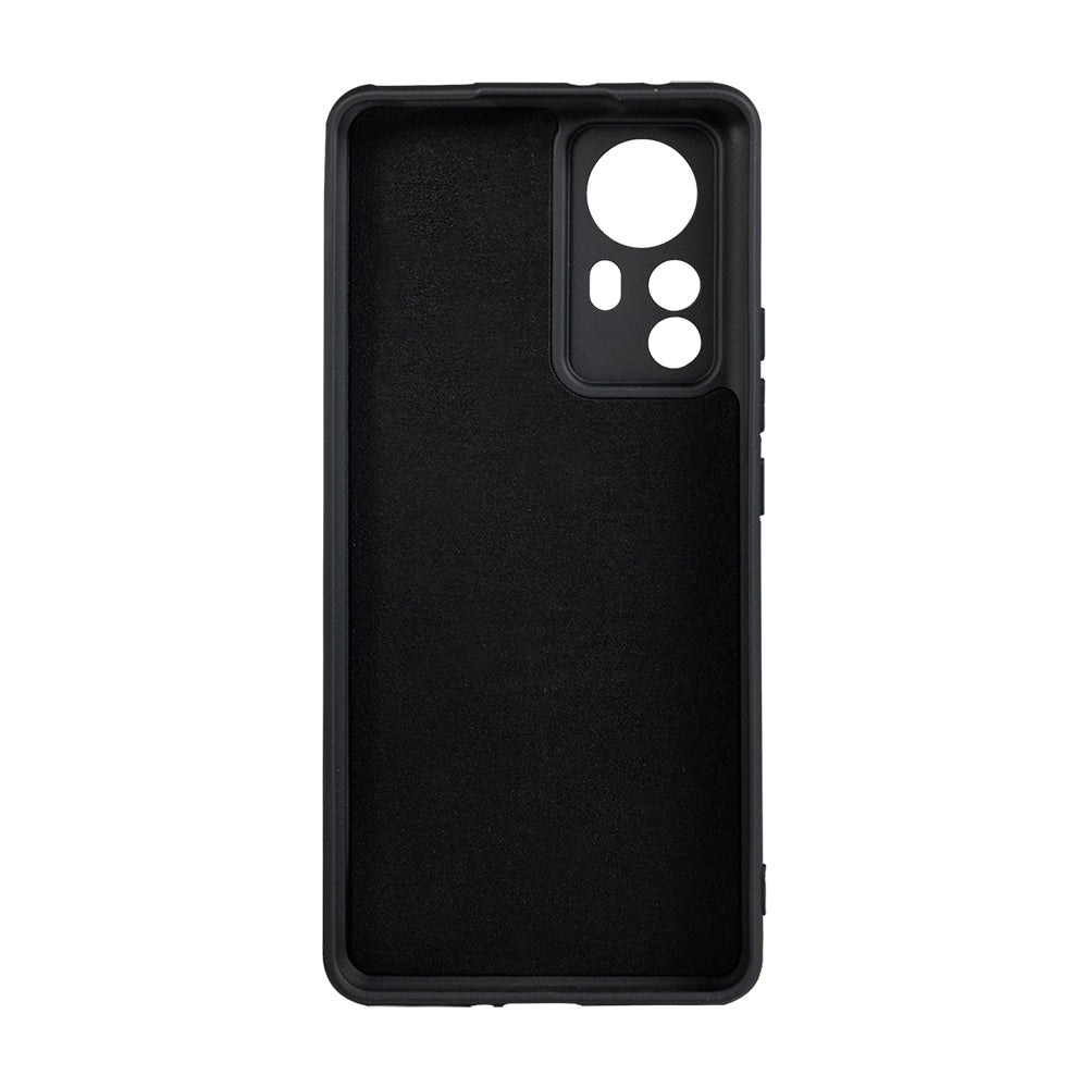 Husa Xiaomi 12 Pro Spacer, negru, grosime 2mm, material flexibil silicon + interior cu microfibra "SPPC-XI-12P-SLK"