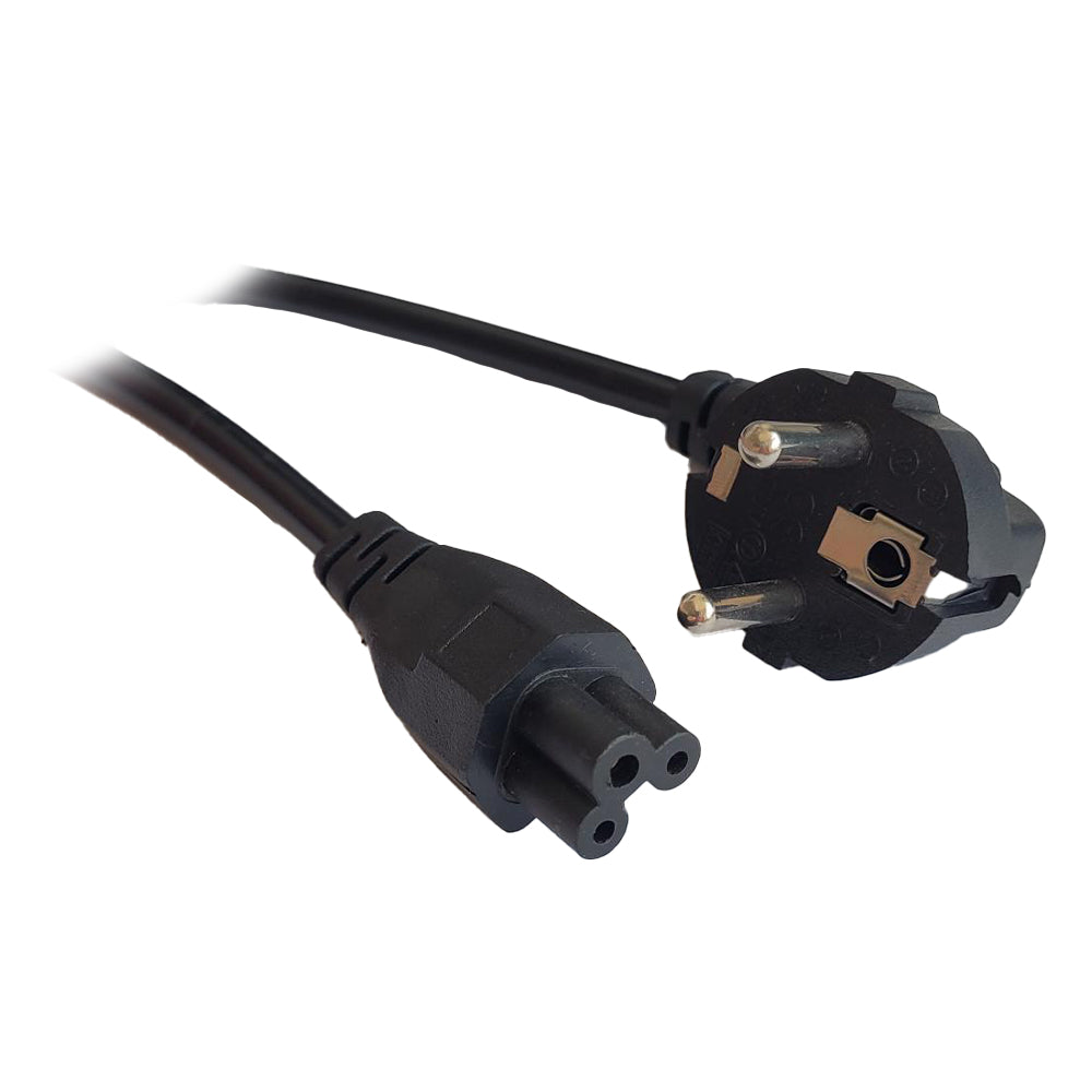 CABLU alimentare Spacer notebook 3m, intrare Shucko, iesire C5, 10A, negru, "SPPW-SCHK-C5-10A-3.0"