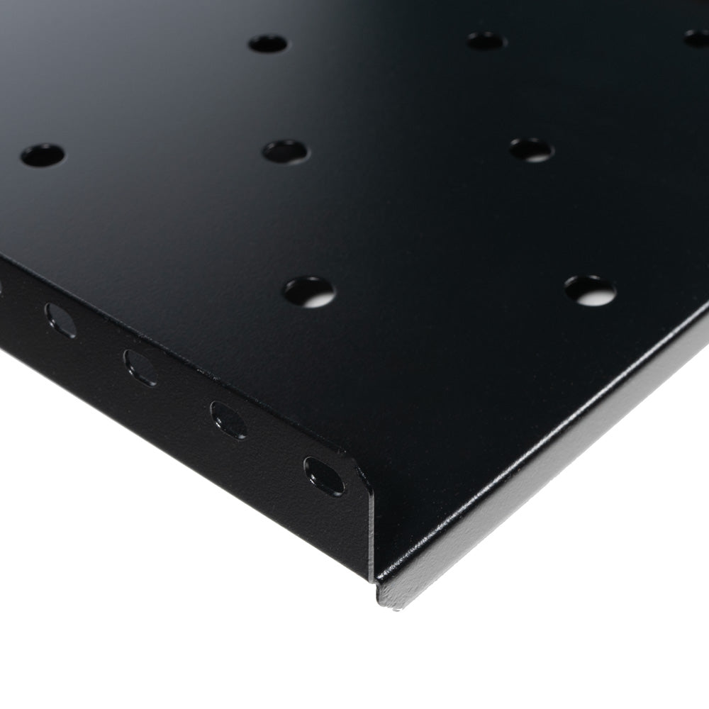 RAFT FIX SPACER 1U pentru rack 19", adancime 425mm, sarcina maxima 60Kg, vopsea antistatic, otel 1.2mm, black, "SPSF-1U425-BK-03"