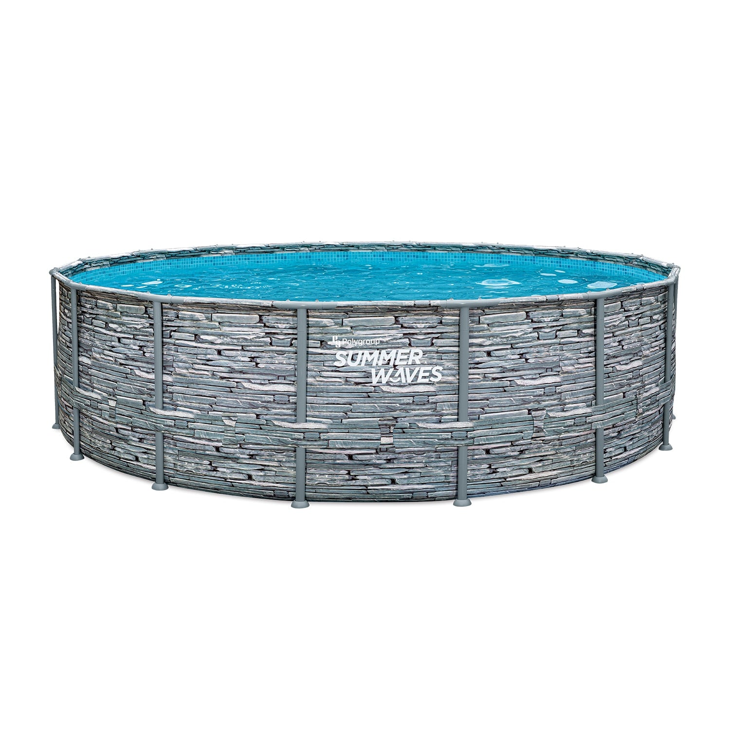 Piscina cadru metalic Summer Waves, 488×122 cm, 20.000 litri, cu toate accesoriile