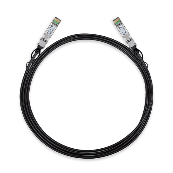 Cablu TP-Link " TL-SM5220-3M " 3 Metri 10G SFP+ Direct Attach, 10G SFP+ conector la ambele capete "SM5220-3M" (include timbru verde 0.25 lei)
