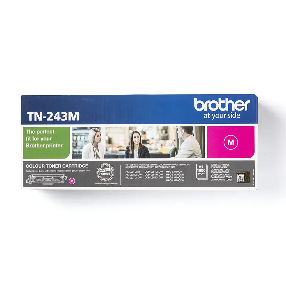 Toner Original Brother Magenta, TN243M, pentru HL-L3210|L3270|DCP-L3510|L3550|MFC-L3730|L3770, 1K, , "TN243M"