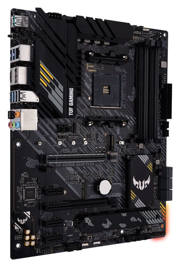 PLACA de BAZA Asus "TUF GAMING B550+", skt AM4, ATX, AMD B550, 4 x DDR4, max. 128 GB, 6 x SATA, 2 x M.2, 7.1, "TUF GAMING B550+"