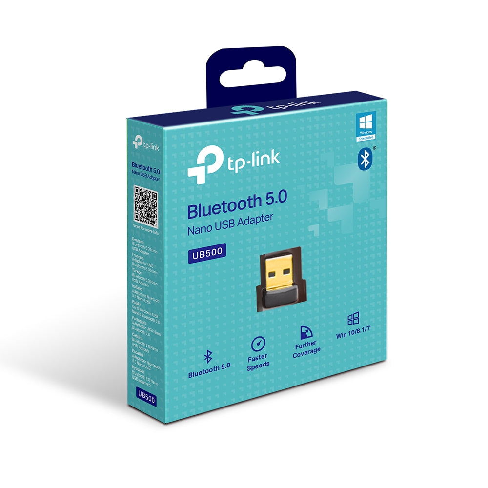 ADAPTOARE Bluetooth TP-Link, conectare prin USB 2.0, distanta 10 m (pana la), Bluetooth v5.0, antena interna, "UB500"