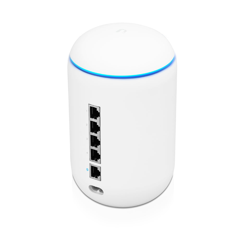 ROUTER Ubiquiti Dream Machine, wireless, 2100 Mbps, port LAN 10/100/1000 x 4, port WAN 10/100/1000 x 1, antena interna x 1, "UDM-EU"