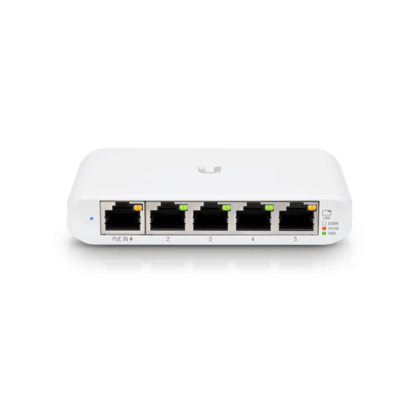 SWITCH PoE UBIQUITI, port Gigabit x 5, SFP nu, managed, carcasa plastic, "USW-FLEX-MINI"