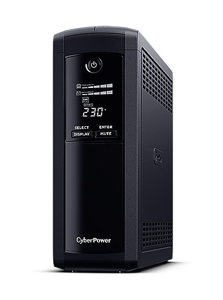 UPS CYBER POWER Line Int. cu mgmt,LCD,tower, 1200VA/ 720W,AVR,5xSchuko,LCD,2x 12V/7Ah,Backup 1-8 min,incarcare 8h,conector USB,RS232,RJ45,GreenP,"VP1200ELCD"