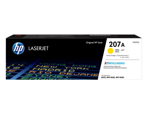 Toner Original HP Yellow, nr.207A, pentru Color LaserJet Pro M255|M282|M283, 1.25K, , "W2212A"