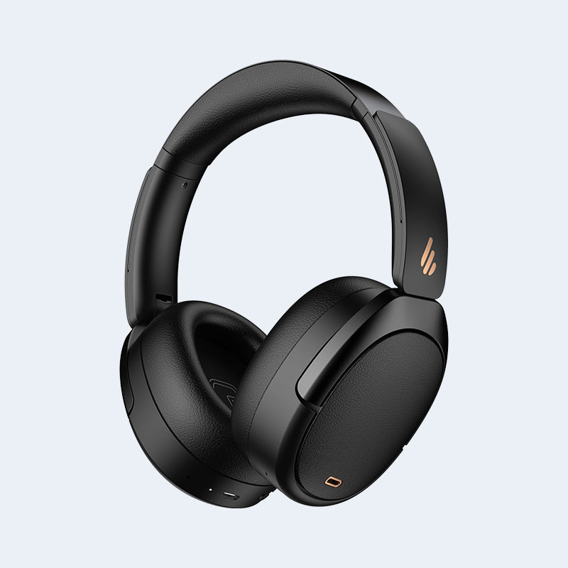 CASTI Edifier, wireless, standard, utilizare multimedia, smartphone, microfon pe casca,conectare prin Bluetooth 5.3,480mAh,driver 40mm, pliabile,ANC,USB-C, negru, "WH950NB-BK"