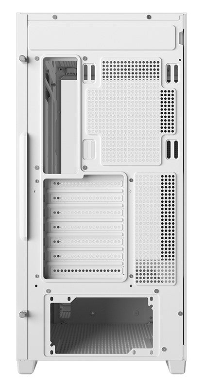 CARCASA DeepCool "CG580", middle tower, gaming, fara sursa, suporta 10xfan, USB 3.2 gen1 x 2, audio+mic, 7 sloturi expansiune, alb, "R-CG580-WHNDA0-G-1"