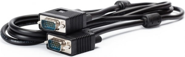 CABLU video SPACER, VGA (T) la VGA (T), 1.8m, cupru, ecranat, negru, "SPC-VGA-6"