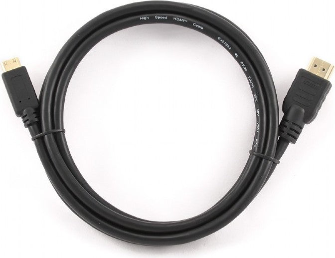 CABLU video GEMBIRD, adaptor HDMI (T) la Mini-HDMI (Type C)(T), 1.8m, rezolutie maxima 4K DCI (4096 x 2160) la 60 Hz, negru, "CC-HDMI4C-6"