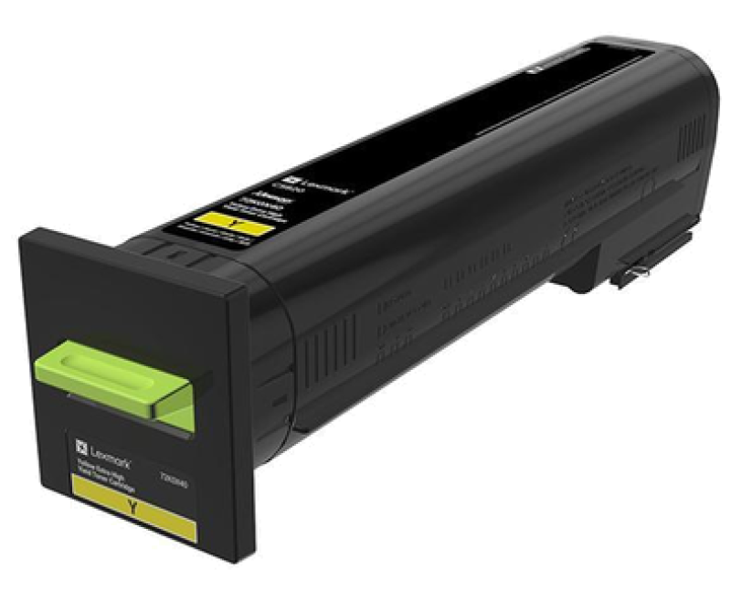 Lexmark 72K0X40 CS820 Yellow Toner (Toner Lexmark CS820)