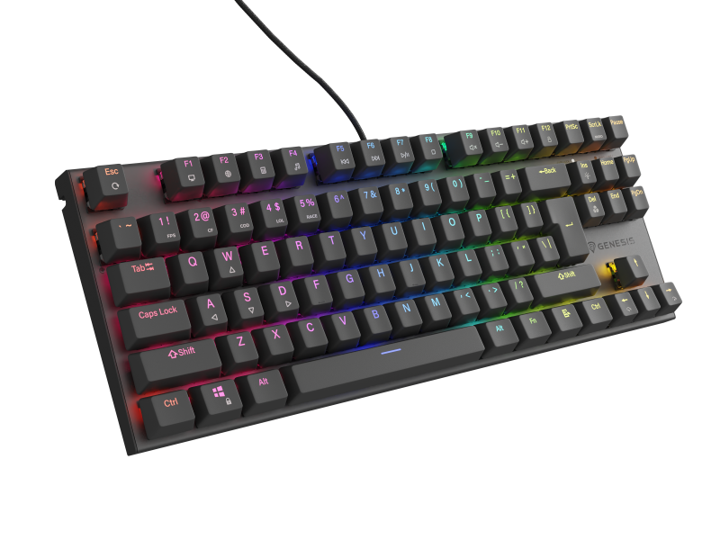 Tastatura Genesis Thor 303 TKL R negru