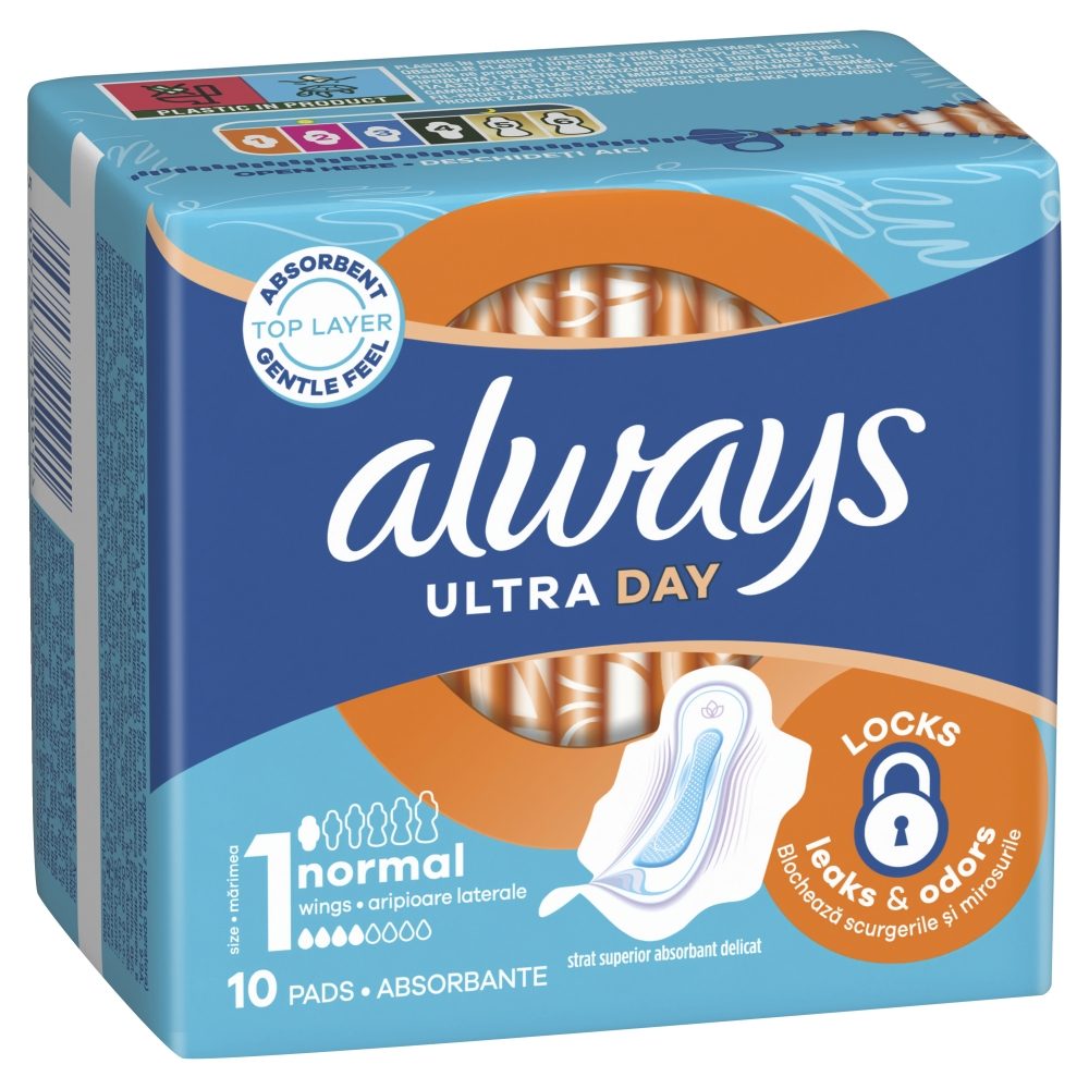 Absorbante, Always, 10 buc Ultra Normal plus
