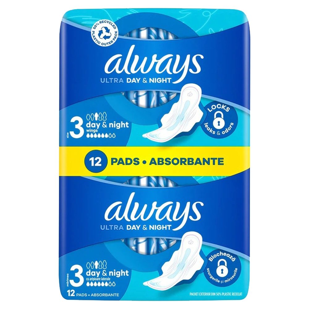 Absorbante, Always, 12 buc Ultra Night/Day