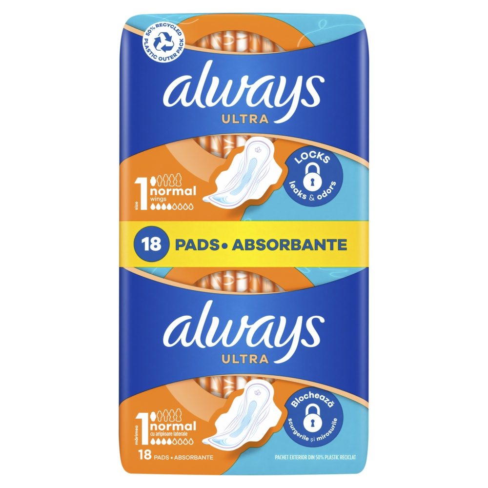Absorbante, Always, 18 buc Ultra Instant Dry