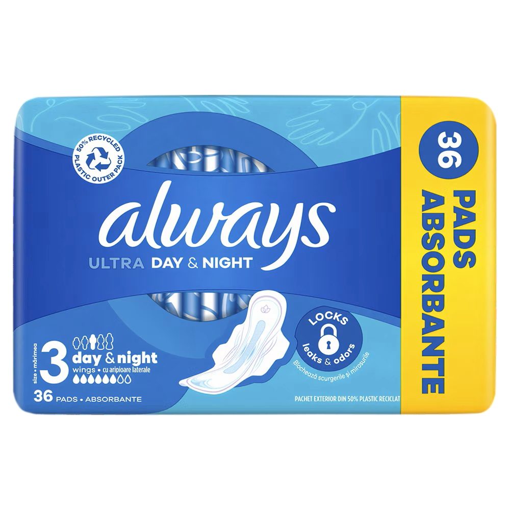 Absorbante, Always, 36 buc Ultra Day Night