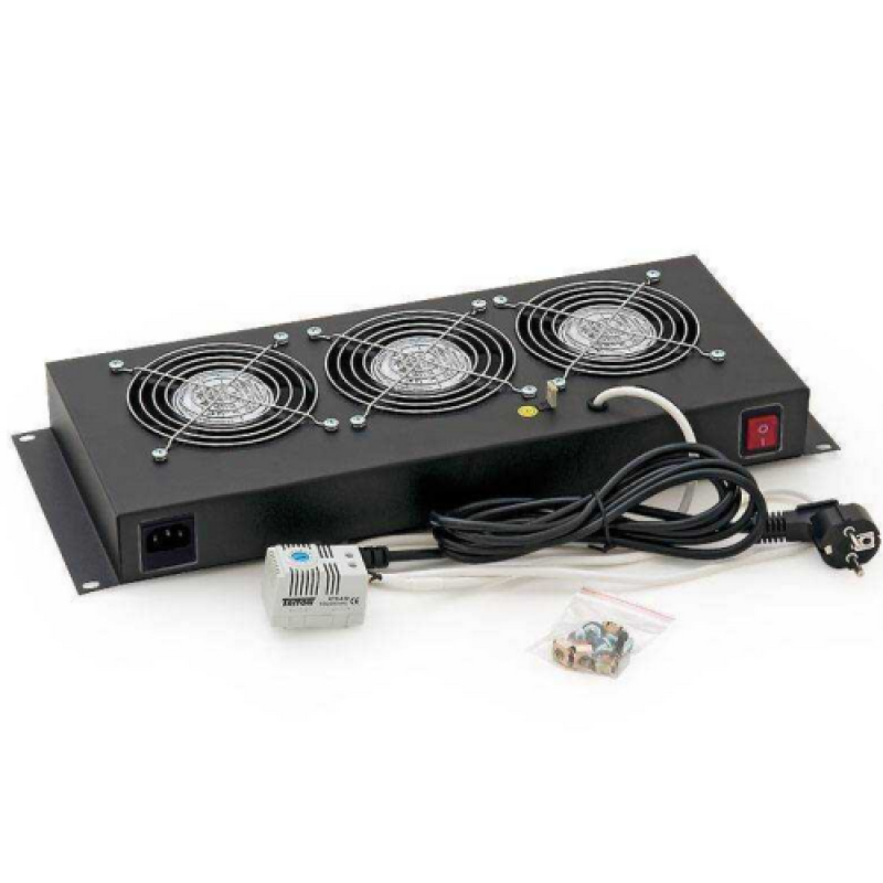 Triton Panou Ventilatie 3X Termost Negru (triton Panou Ventilatie 3X Termost Negru or wall-mounted cabinets Rua)