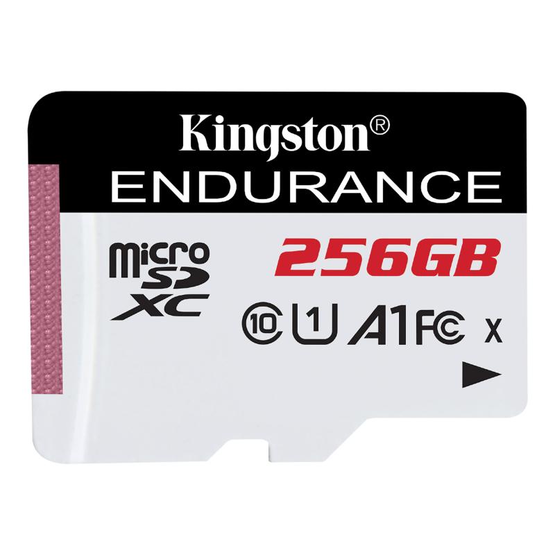 256GB microSDXC Endurance 95R/45W C10 a1 (Card de Memorie MicroSDXC Kingston 256GB microSDXC UHS-I U1 V10 High-Endurance)