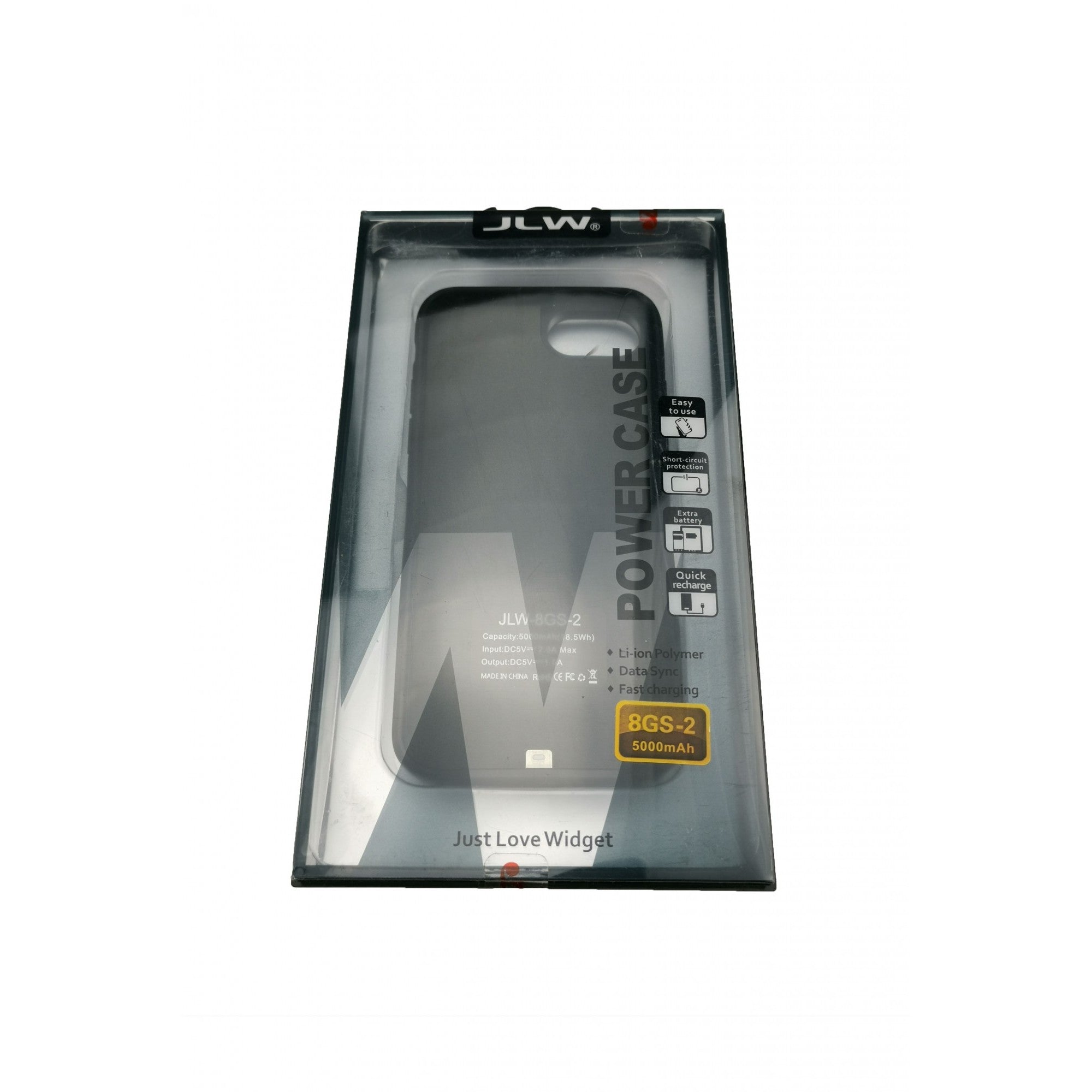 Acumulator extern WUW-JLW Power Case 5000 mAh pentru Apple iPhone 6/6S, Negru