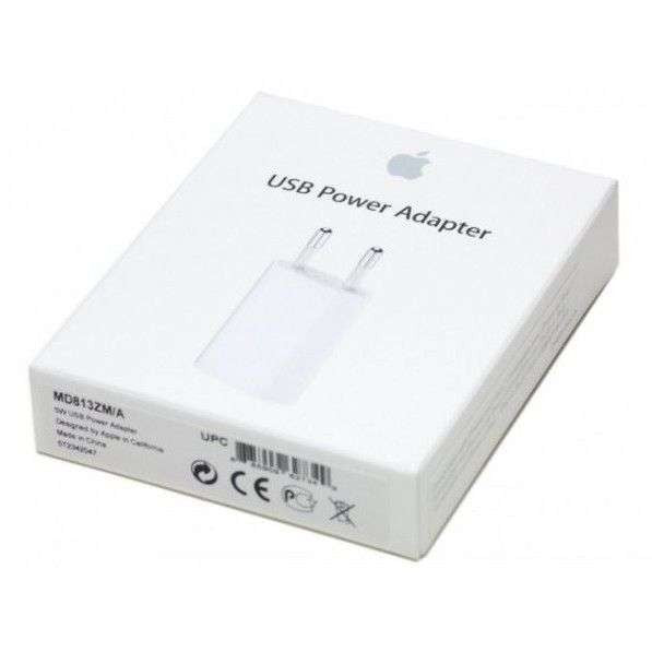 Adaptor Priza USB Apple Original MD813ZM/A 1 m Blister Alb