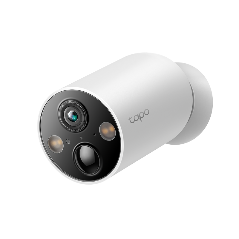 TPL Smart Wire-Free Security Camera, 1/3" Progressive Scan CMOS Starlight Sensor, Field of View: 150° (Diagonal), 134°(Horizontal), 77°(Vertical), 2K QHD 4MP (2560 × 1440 px), 15/20/(25/30) fps,