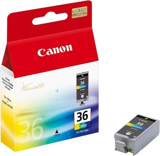 Cartus Cerneala Original Canon Color, CLI-36, pentru Pixma IP100|Mini 260, , , "BS1511B001AA"