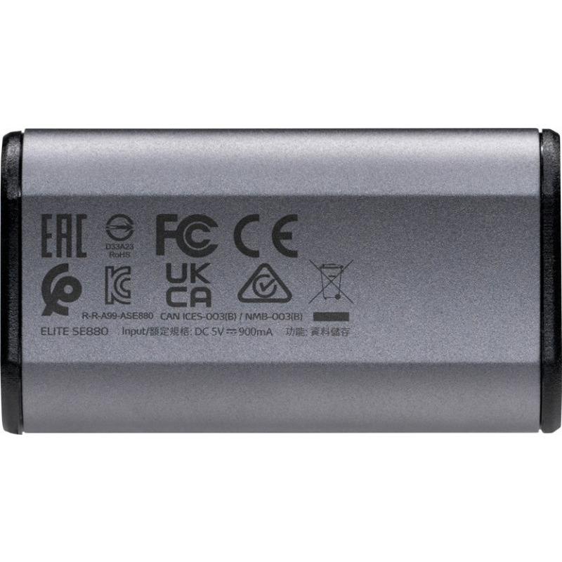 SSD Extern ADATA SE880 500GB, USB 3.2 Type C , TITANIUM, "AELI-SE880-500GCGY"