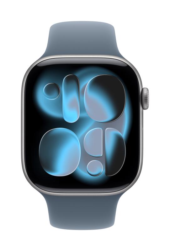 Apple AW BAND 46MM SPORT ANCHOR BLUE S/M