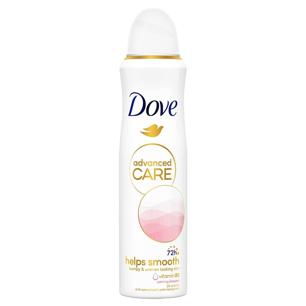 Antiperspirant Deodorant, Dove, 150 ml Advanced Care Helps Smooth