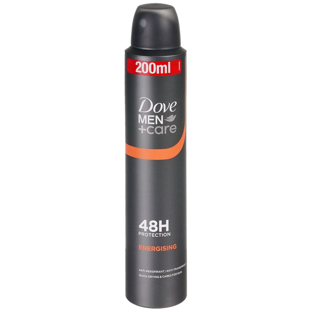 Antiperspirant Deodorant, Dove, 200 ml Men Energising 48H