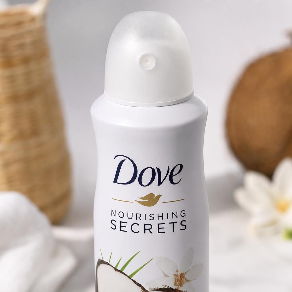 Antiperspirant Deodorant Spray, Dove 48 h, 250 ml, Restoring Ritual Coconut