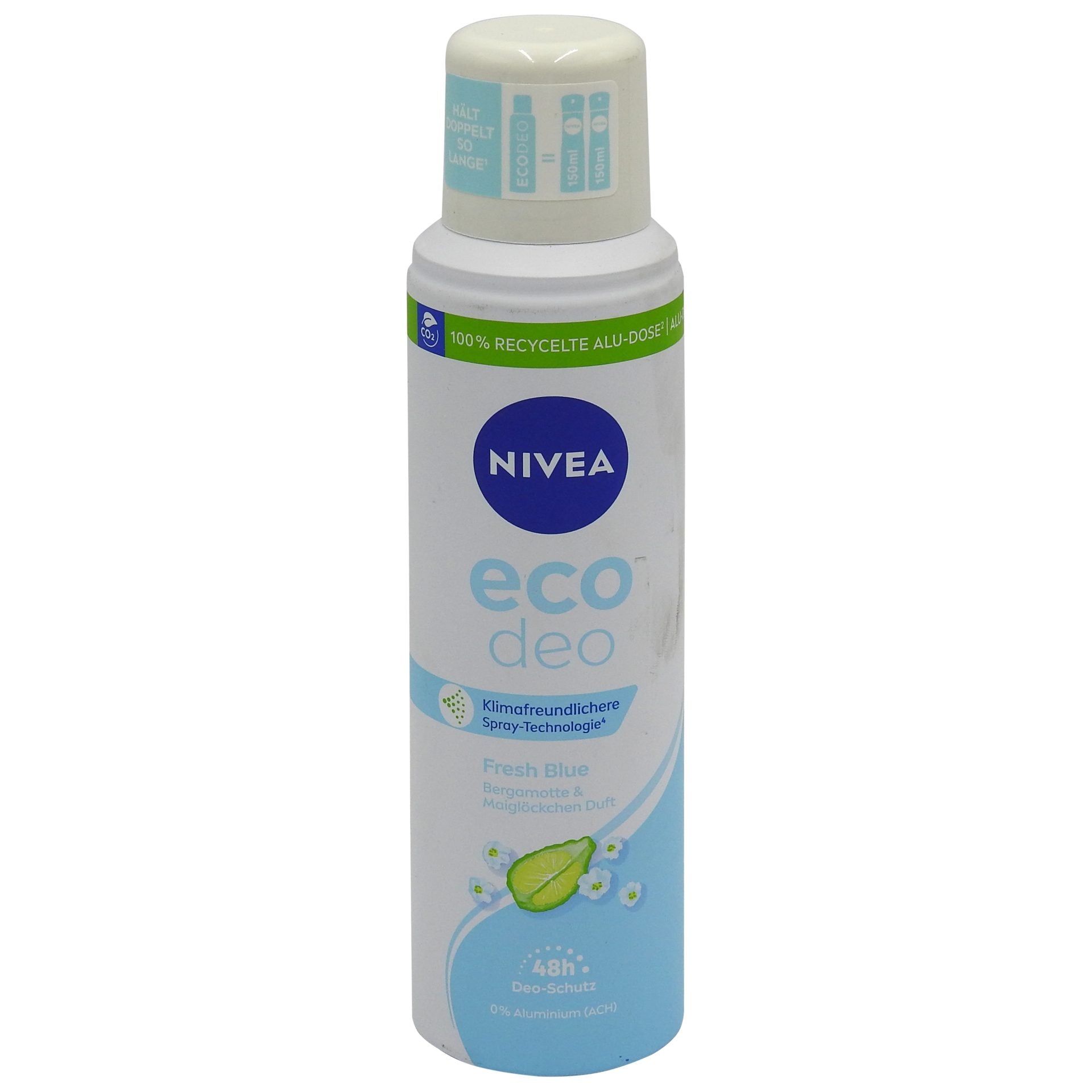 Antiperspirant Deodorant, Nivea, 125 ml Women Eco Fresh Blue