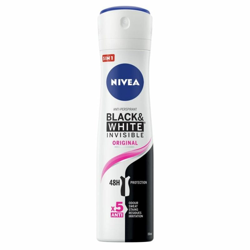 Antiperspirant Deodorant, Nivea, 150 ml Invisible Bw Original