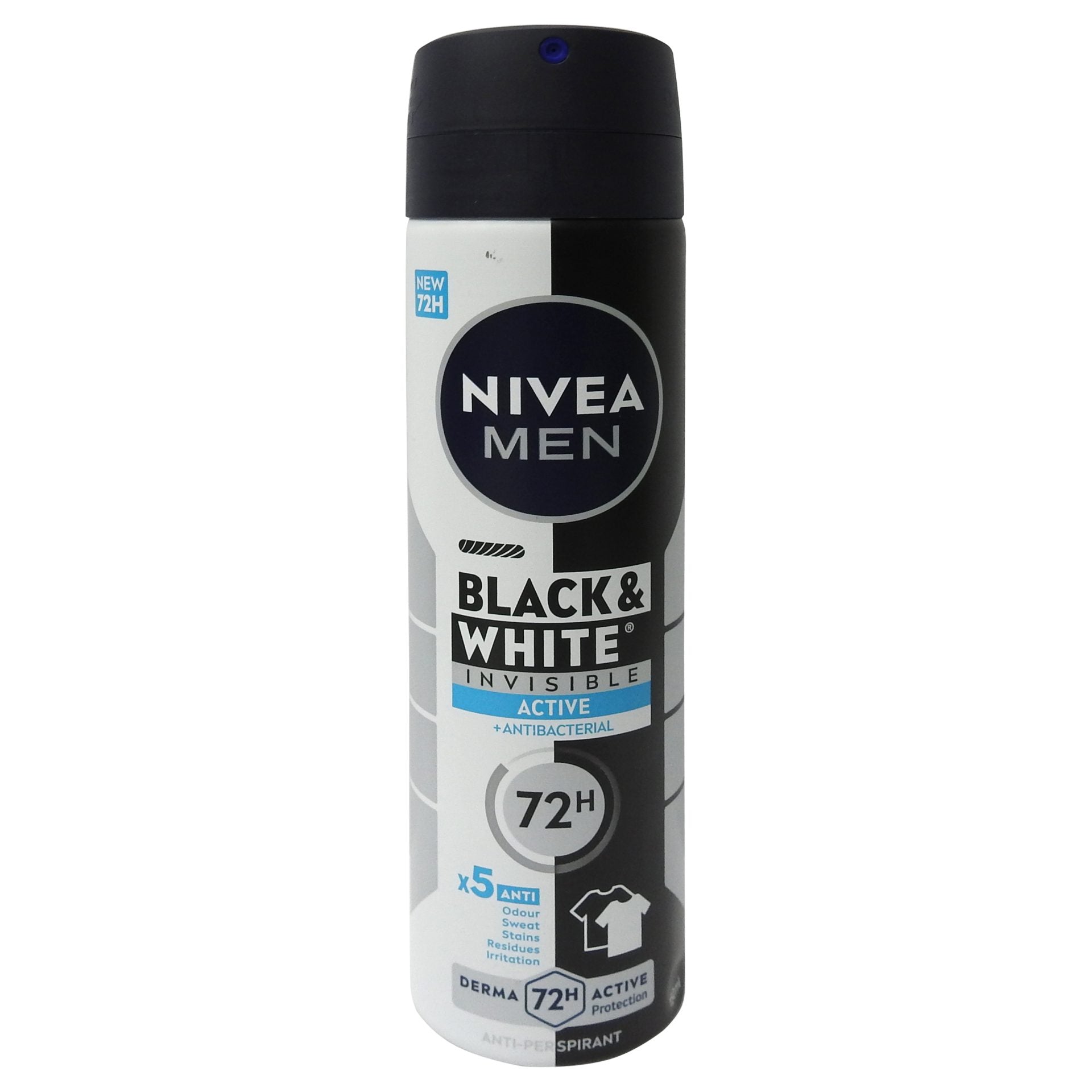Antiperspirant Deodorant, Nivea, 150 ml Men Invisible Bw Active