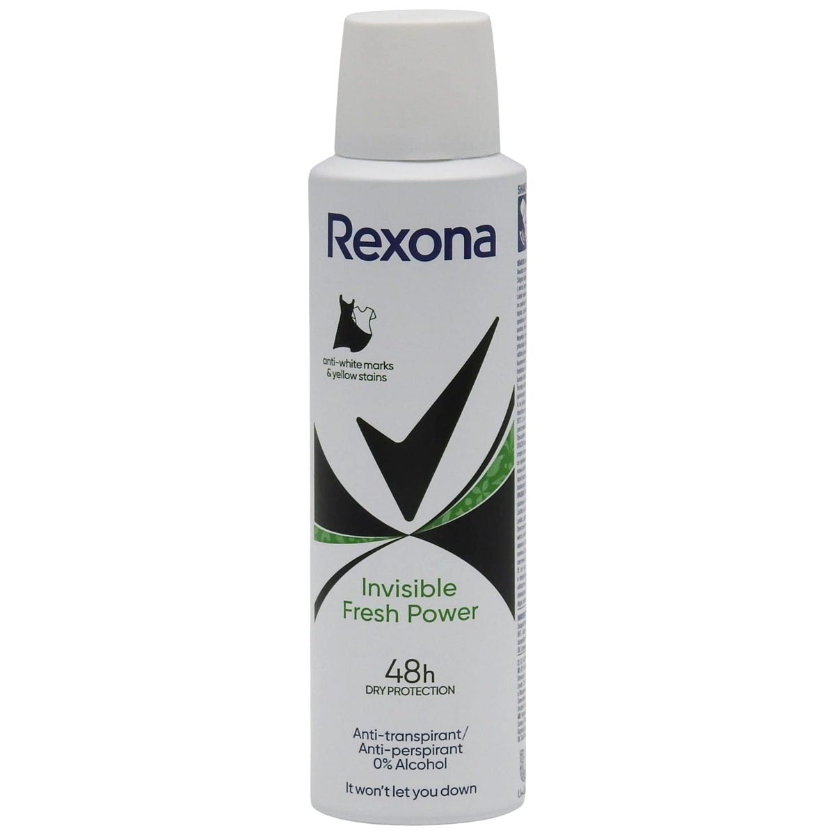 Antiperspirant Deodorant, Rexona, 150 ml Invisible Power Fresh