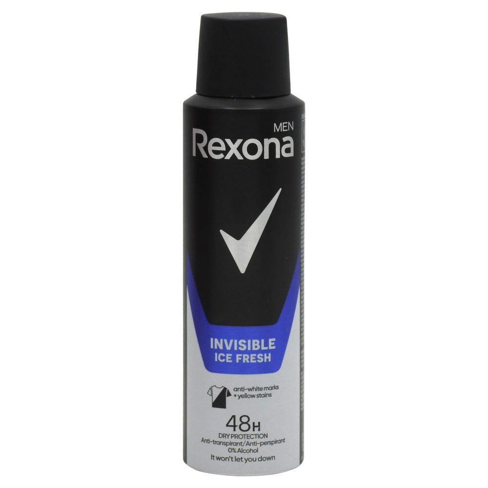 Antiperspirant Deodorant, Rexona, 150 ml Men Invisible Ice